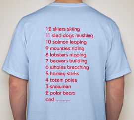 Text on Front and Back